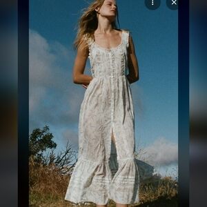 Doen Claribelle Dress Blanc Bluebell XS